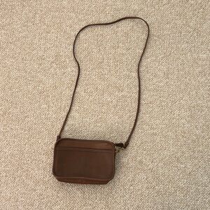 Coach Brown Leather Crossbody Bag
